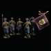 Nicholas II with the Don Cossack Army and banner