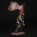 Chief officer of infantry regiments, with the banner of the Siberian Rifle Division, 14-18