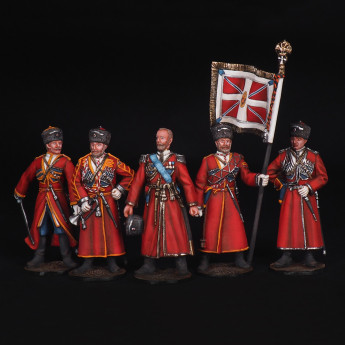 Nicholas II and His Imperial Majesty's Own Escort