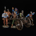 Artillery crew with a Bombard gun, 2nd floor of the 15th century