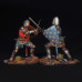 Battle of French and English knights, Hundred Years War
