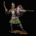Russian warrior with tarch, 16th-17th centuries