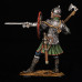 Russian warrior with tarch, 16th-17th centuries