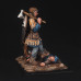 Crusader warrior finishes off the defeated Saracens after the battle