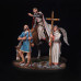 Composition Knight and Pilgrims on the Holy Land