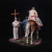 Composition Knight and Pilgrims on the Holy Land