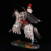 Knight of the Order of the Hospitallers flying to the attack