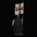 Teutonic knight with the banner of the Order, 1400