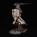 Teutonic knight in battle