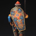Muslim warrior with banner