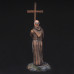 Monk Peter the Hermit with a wooden cross, On the way to the "holy land"