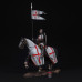 Mounted knight Crusader 12-14 centuries