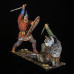 Russian and Khazar warriors in battle