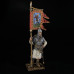 Russian warrior with the banner of St. George, 11-13 centuries