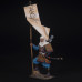 Japanese warrior monk with a flag, 1185