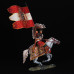 Polish winged hussar with the banner of the Polish–Lithuanian Commonwealth