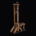 Model of a guillotine from the French Revolution 54 mm