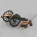 12-pounder gun of the Gribeauval system with a charging box, France 1812