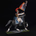 Sergeant of the French carabinieri with the banner