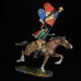 Standard-bearer of the Guards Cavalry Rangers of the Great Army. France 1812
