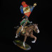Standard-bearer of the Guards Cavalry Rangers of the Great Army. France 1812