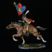 Standard-bearer of the Guards Cavalry Rangers of the Great Army. France 1812