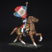 Lieutenant standard bearer Dragoon of the French Imperial Guard