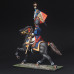 The lieutenant is an eagle-bearer of the mounted grenadiers of the Imperial Guard, France 1812