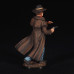 Cowboy in raincoat