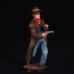 Cowboy in raincoat