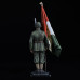 The officer is the standard-bearer of the Alpine riflemen. Italy, 1943-45