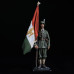 The officer is the standard-bearer of the Alpine riflemen. Italy, 1943-45