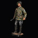 Officer of the Bersaglieri battalion. Italy, 1943-45