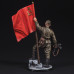 Guard corporal of the infantry of the Red Army with the Soviet flag. 1943-45 USSR