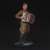 Lieutenant of the Red Army with an accordion, 1944-45 the USSR