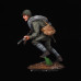 Soldier of the Red Army in the attack, 1942